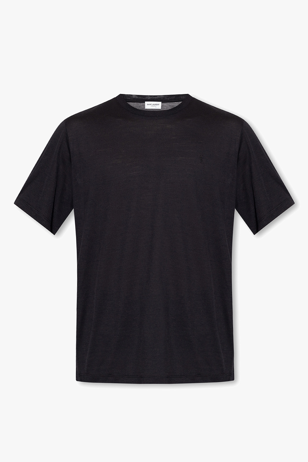 shirt with logo Saint Laurent - Black T - saint laurent logo